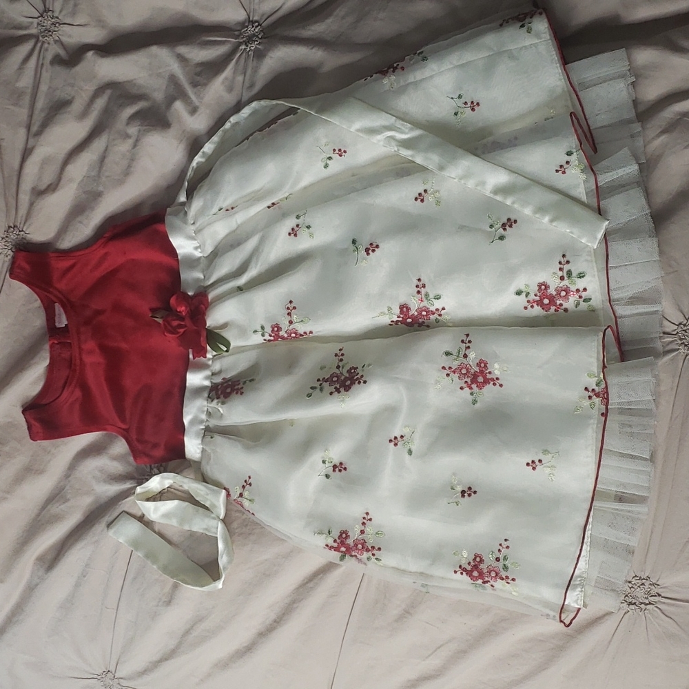 Youngland 6 red floral dress